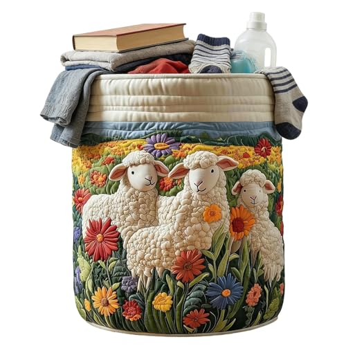 Cesta de lavandería – Cesta grande para ropa, bandeja para lavar con asas | Pannier organizador bohemio, para dormitorio, dormitorio, dormitorio, baño, salón, mantas, serviet