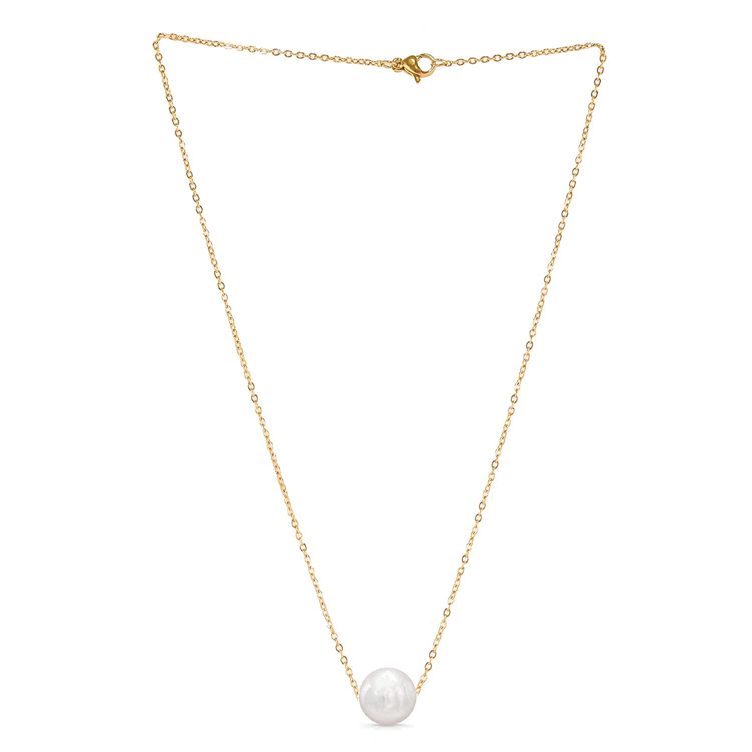 SORELLAZ Womens White Imitation Pearl Chain Necklace: SRFAJW/A258 (B0B9VK547J) Amazon Price History, Amazon Price Tracker