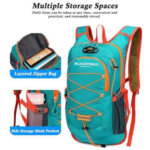 Mochila para ciclismo y senderismo 25L impermeable gris miniatura 4