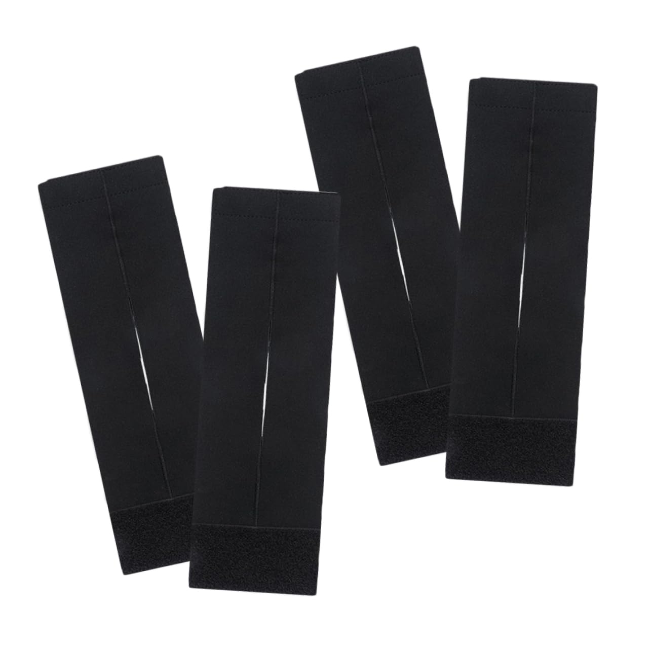 BESPORTBLE 4pcs Baseball Glove Strap Reusable Gloves Band Catcher Gloves Band Baseball Equipment Baseball Gloves Wrapping Band Gloves Protector Baseball Supplies Polyester Black