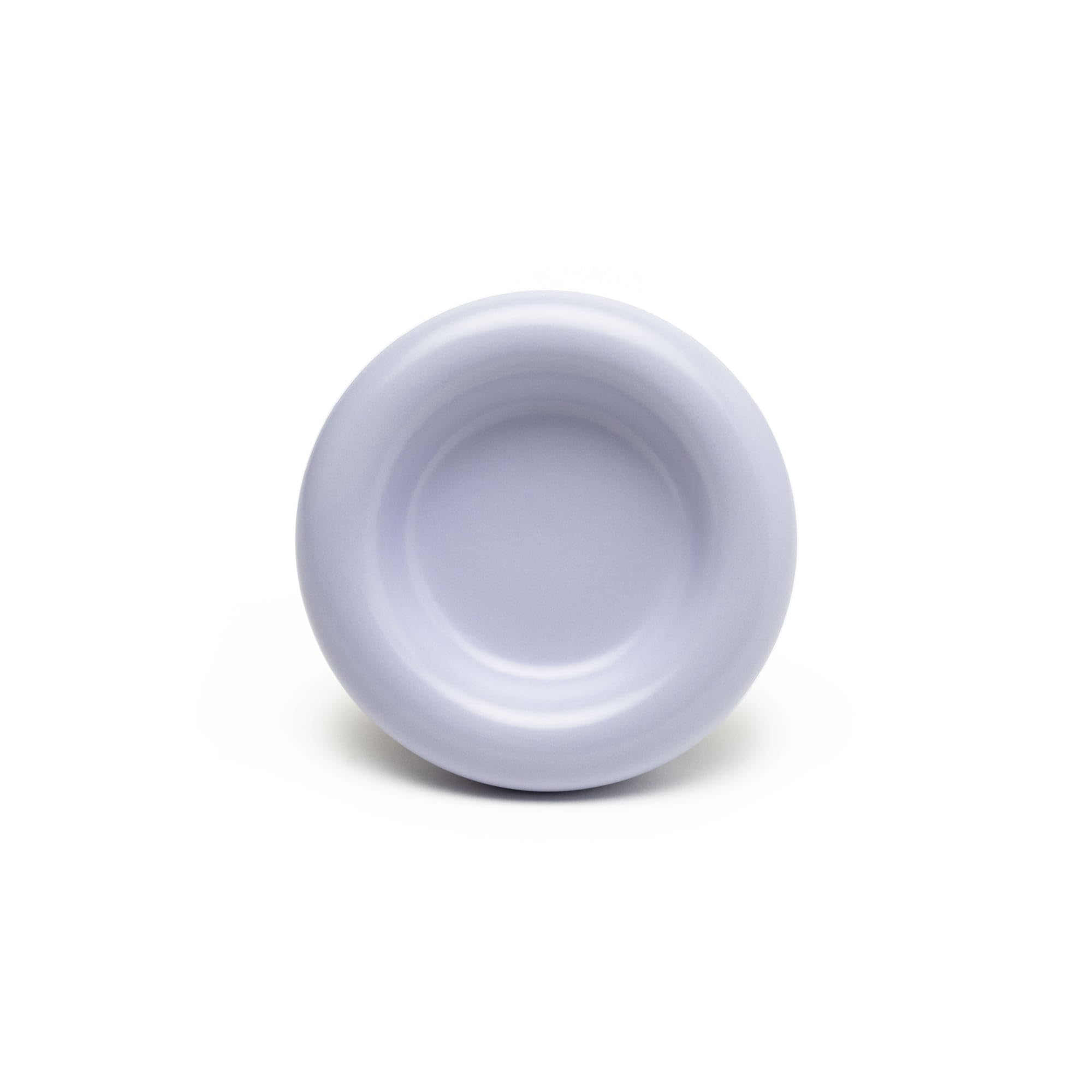 LucyBalu® Drop Porcelain Cat Bowl: Whisker-Friendly, Anti-Tip, Ergonomic Cat Feeding Bowl - Lilac