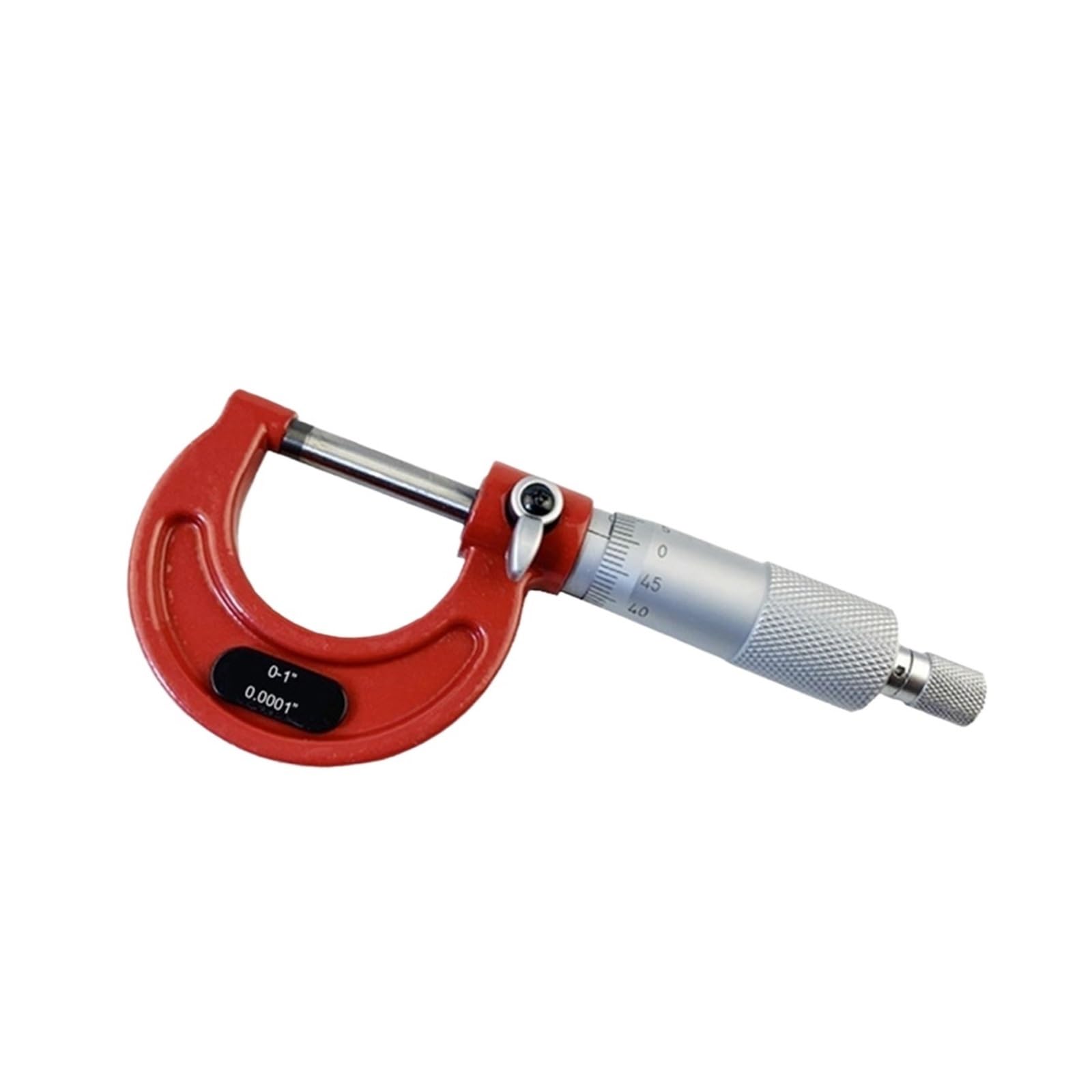 Micrometro Micrometri esterni di precisione da 0-4 pollici 0,0001'' con punte in carburo, set da 4 pezzi, strumenti industriali da 0-1"-2"-3-4" Strumenti di misura(4pcs set)