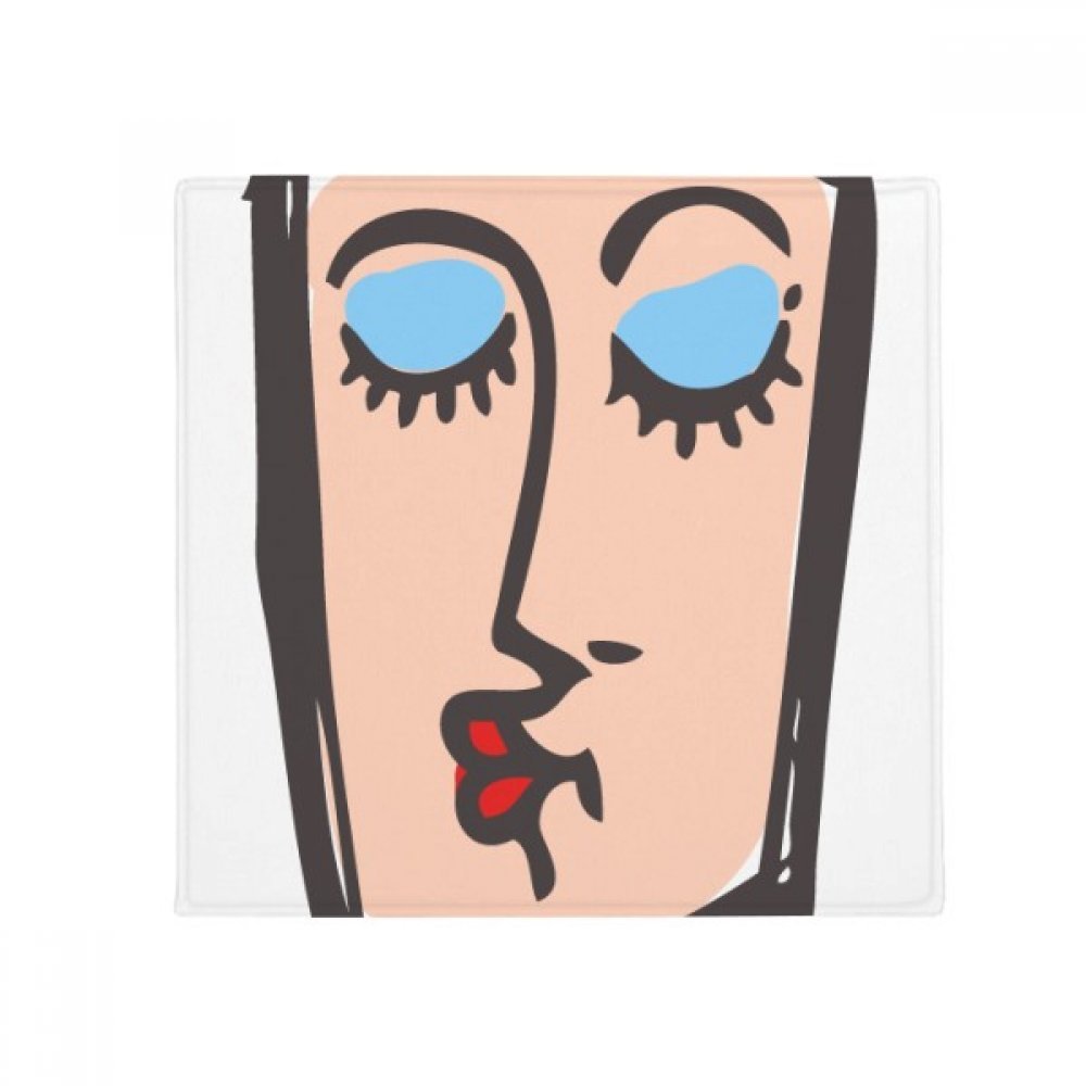 Tapis de sol baiser visage abstrait multicolor 80cm pour une cuisine moderne et chaleureuse