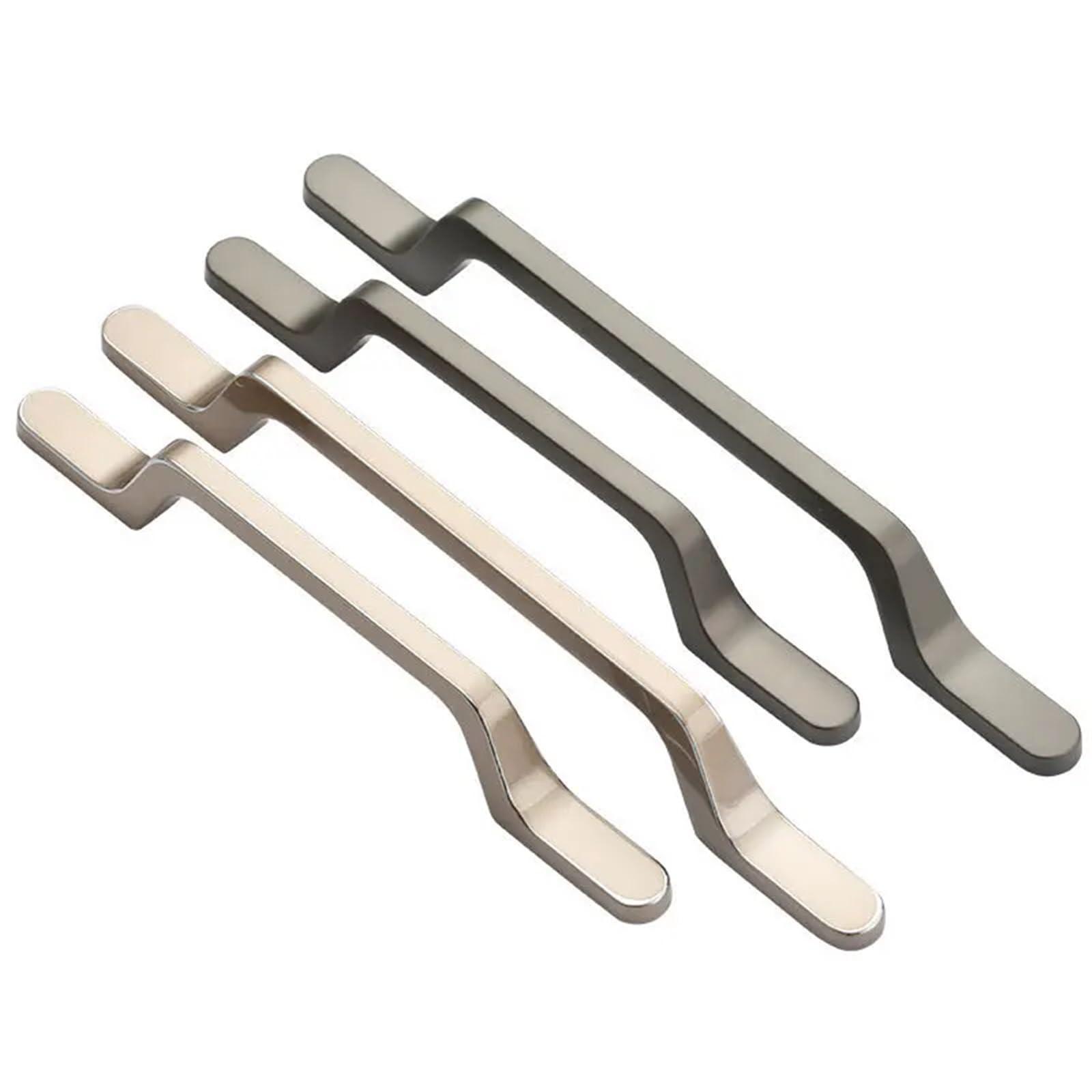 DFLPBHAV Kitchen Cabinet Handles Drawer Wine Bedroom Bathroom Cabinet Pulls Handle Door Handles 1Pcs(Gray 6169-128mm)