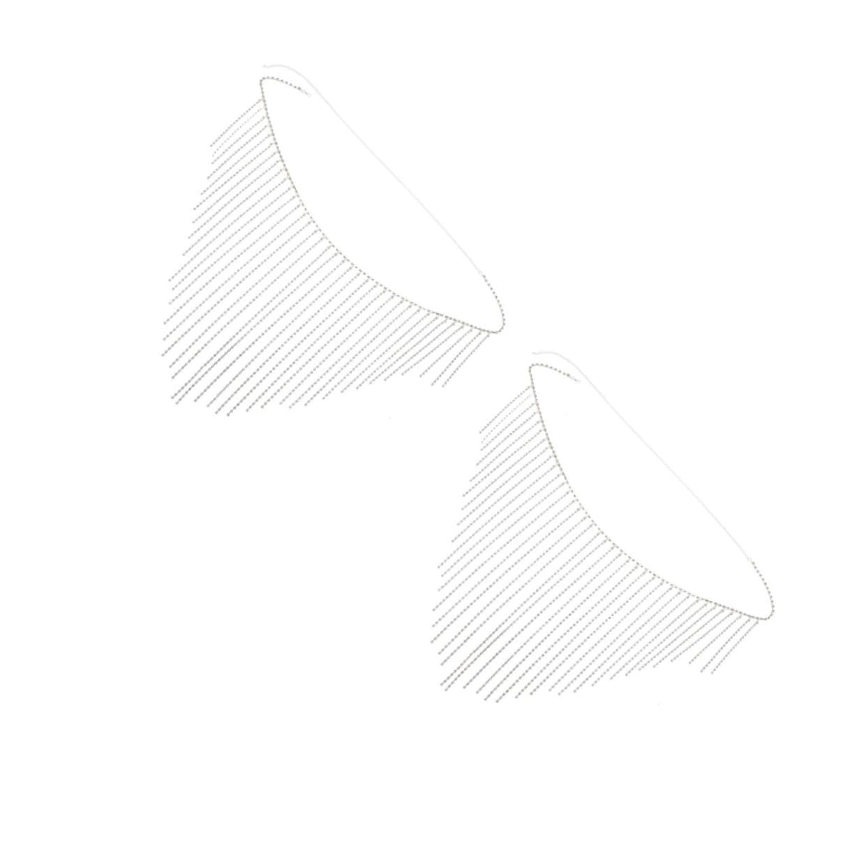 VALICLUD Körperkette aus Strass damenhalskette strasskette Schmuckkette bauchschmuck Partyketten Nachtclub Taillenkette Frauen Taillengürtel Taillenschmuck Hüftgurtkette Legierung Silver