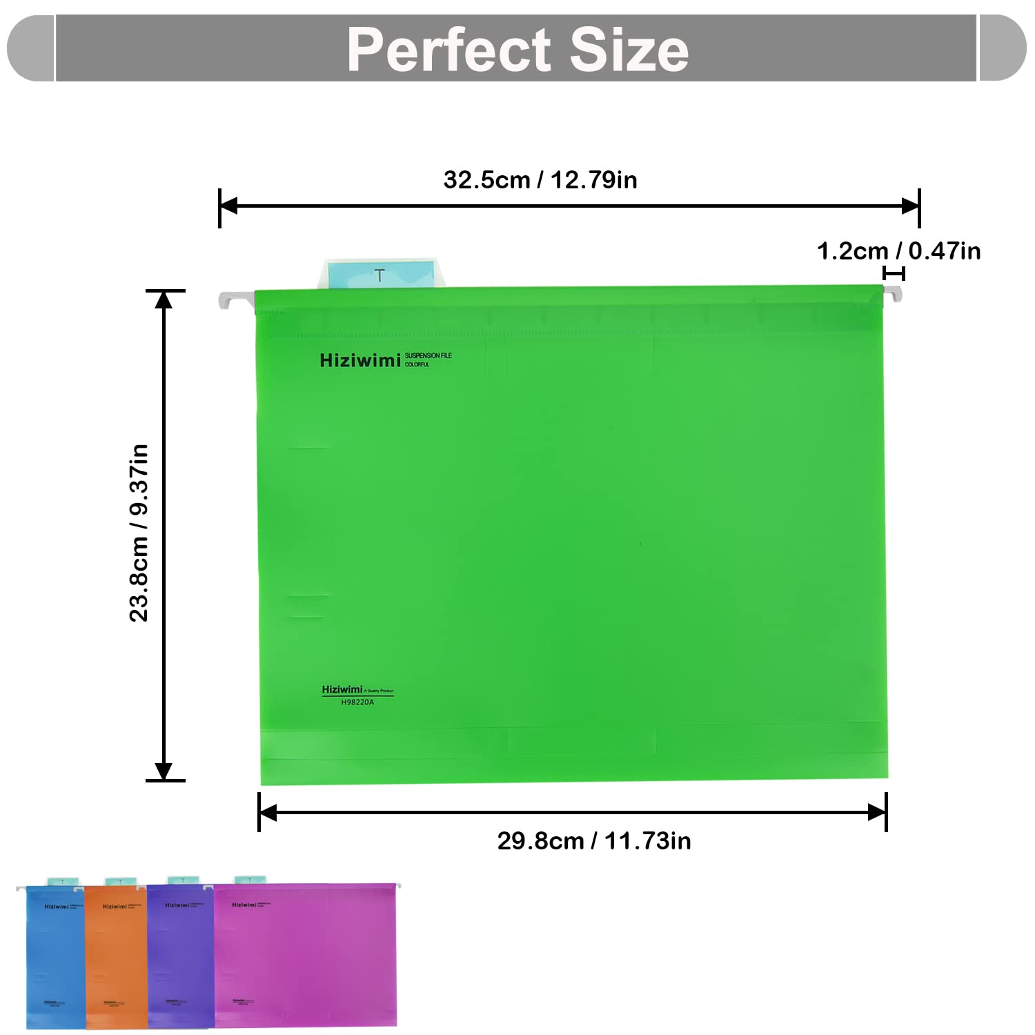 60 Stück PP-Hängemappen, Briefgröße, Hängemappen mit Tabs, Aktenordner für Aktenschränke, Hängemappen für sperrige Akten, medizinische Diagramme, Büro, AMD, Schule, Desktop-Aktenaufbewahrung