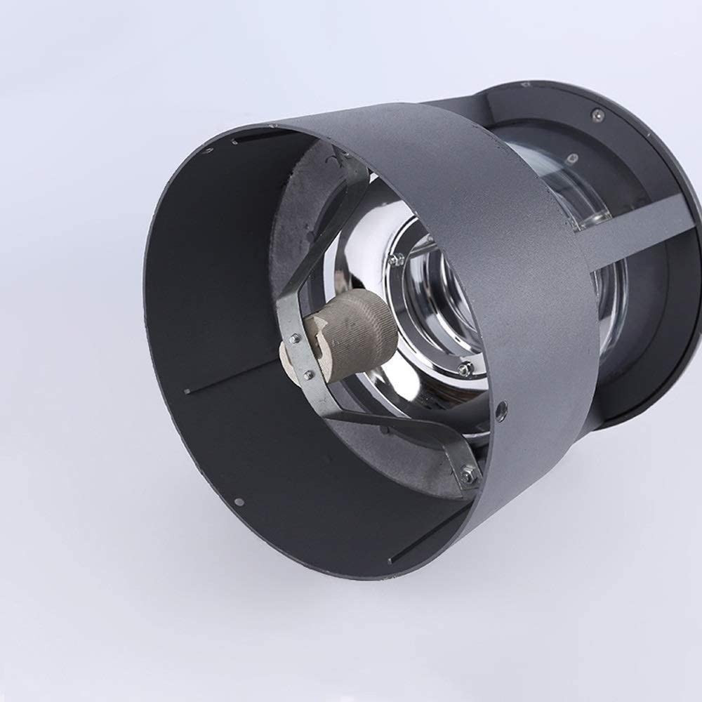 5W LED Post Cap Lights Srebrna kolumna Oświetlenie Nowoczesna prosta lampa uliczna do ogrodu Park Home Villa Dekoracyjna