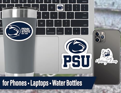 Image of Penn State Stickers & Decals 14 Pc Set, Car & Water Bottle, PSU