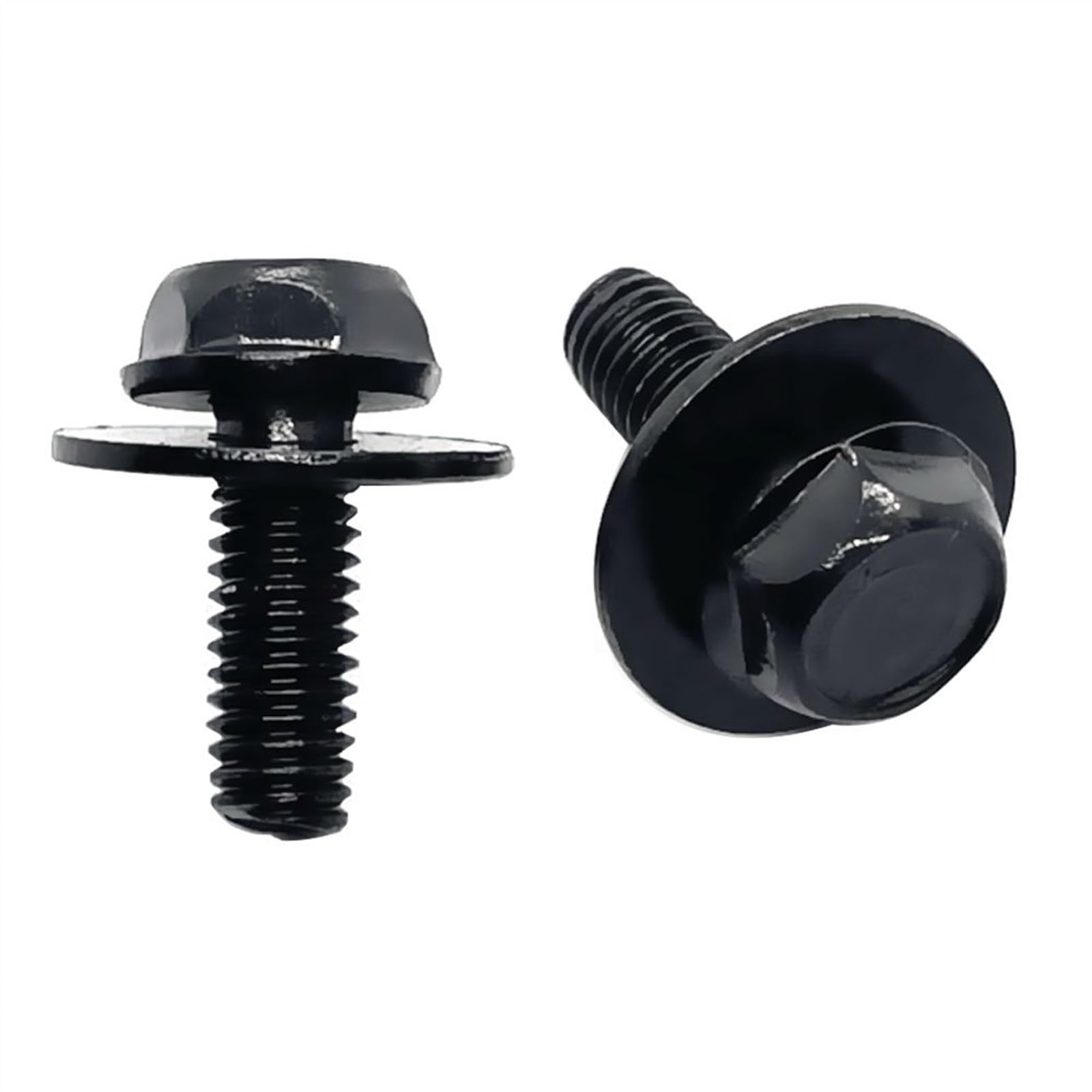 50 Piezas De 6 Mm De Agujero For Rueda De Coche, Guardabarros De Parachoques, Remaches De Plástico Negro, Sujetadores Compatibles For Clips De Retención Decorativos Interiores De Techo De BMW