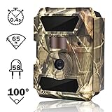 【Weitere Funktionen】 Passen Sie Ihre Wildkamera wie Loop-Aufnahme, Zeitraffer, Timer. Sie können diese Wildkamera mit 6-stelligen Passwort oder mit einem Schloss gesichert schützen. Camouflage-Design ist perfekt zu Outdoor-Überwachungskamera. Ein Jahr kostenlose Garantie und lebenslange technische Unterstützung, um eine zufriedene Erfahrung zu gewährleisten.