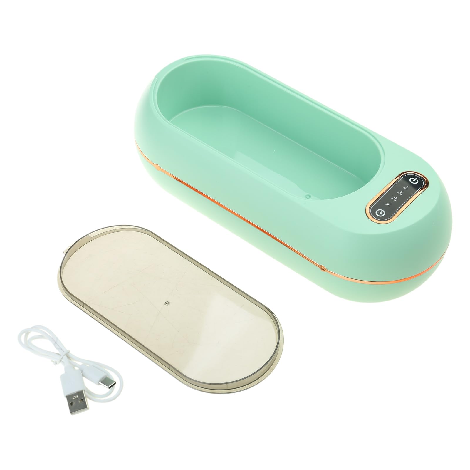 Buxuaaaa Efficient Cleaning Systems Jewelry Cleaner Glasses Cleaner 47KHz Effective Cleaning Machine Suitable for Glasses High Frequency Efficient
