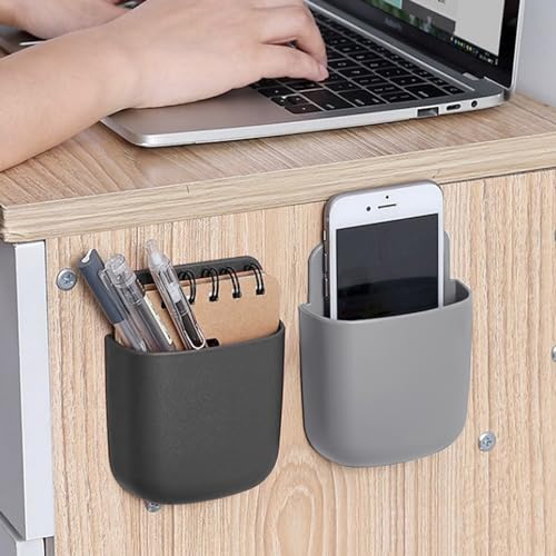 USHXVG 4-Piece Remote Control Storage Box, Wall-Mounted Storage Rack, Punch-Free Storage Rack, Desktop Pen Holder, Remote Control Holder, Wall-Mounted Organizer - Cosy Home Interiors USHXVG 4-Piece Remote Control Storage Box, Wall-Mounted Storage Rack, Punch-Free Storage Rack, Desktop Pen Holder, Remote Control Holder, Wall-Mounted Organizer - Image 5