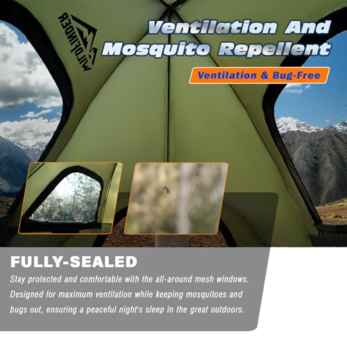 Waterproof PU3000mm Pickup Truck Tent