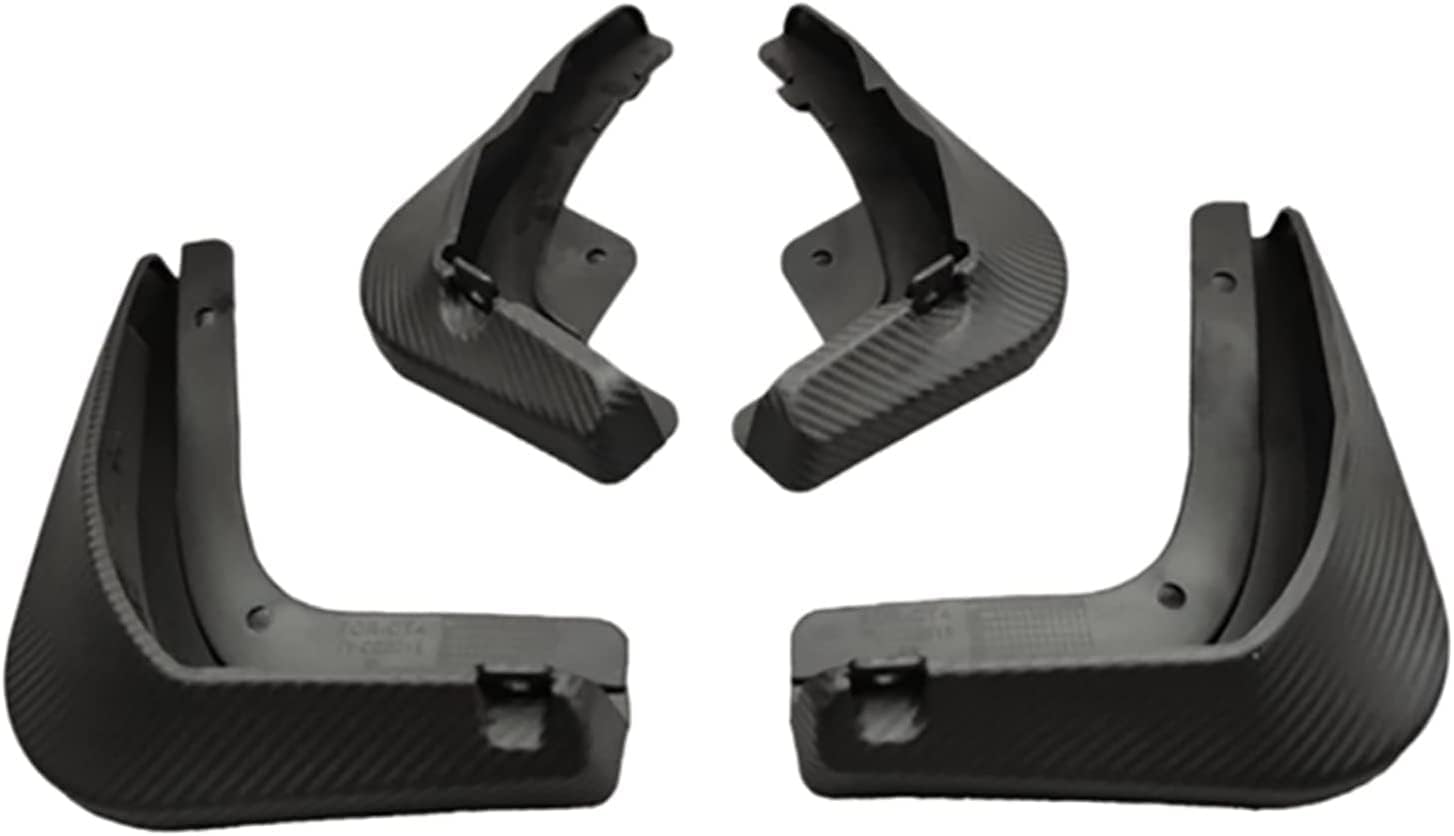 NYSLDSCO 4Pcs Premium Mud Flaps for Cadillac CT4 2019-2021 Front and Rear Splash Guards Durable Mudguards Protection Against Road Debris