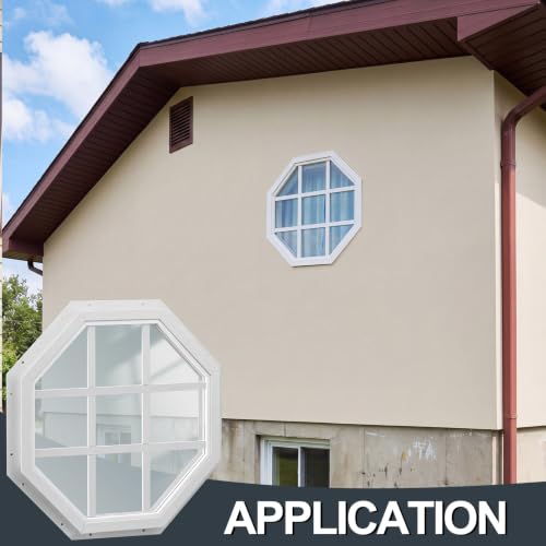 Ventanas para casas de juegos octogonales Riakrum con vidrio templado de seguridad 7