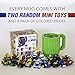 TOYAMBA Build-on Brick Mug with 3 Packs of Building Blocks Compatible with Major Brands, BPA-Free Plastic Funny Coffee Mug for Men/Women, Funny Cups for Kids 16OZ (Green)