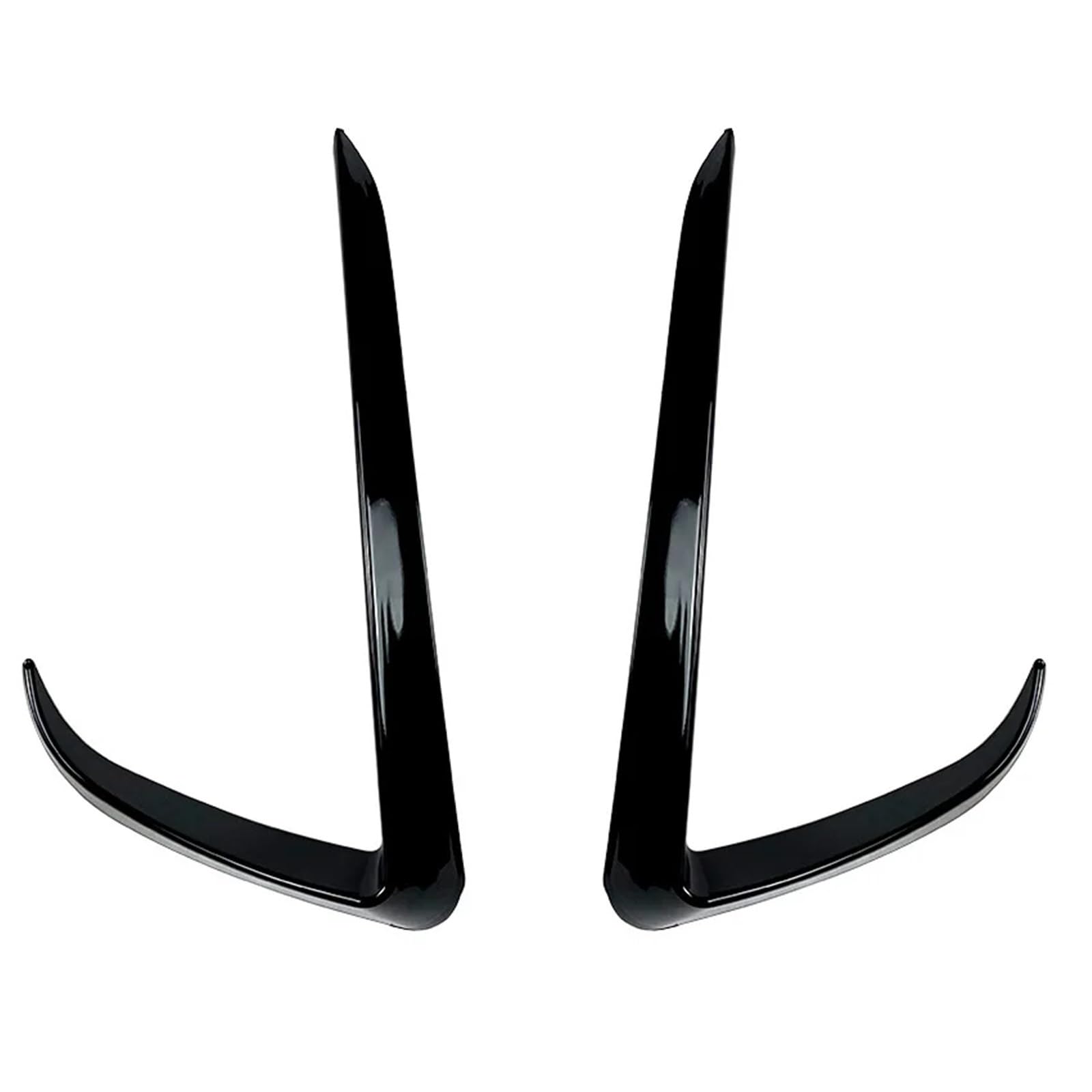 Spoiler dachowy Do Tesla Model 3 Model Y 2017-2023 Przedni Zderzak Przeciwmgielne Światło Nóż Wiatrowy Spoiler 1 Para CarLamp Trim Cover Light Eyebrow tylny spojler(Model Y Glossy Black)