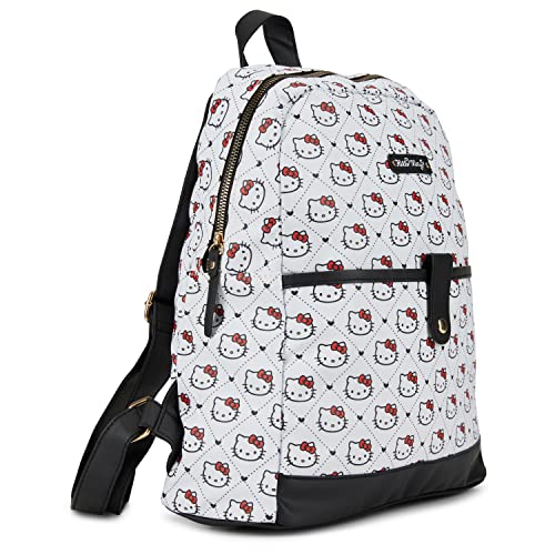 Fast Forward Mochila de couro Hello Kitty para meninas, meninos, adolescentes, adultos – Mochila ofi