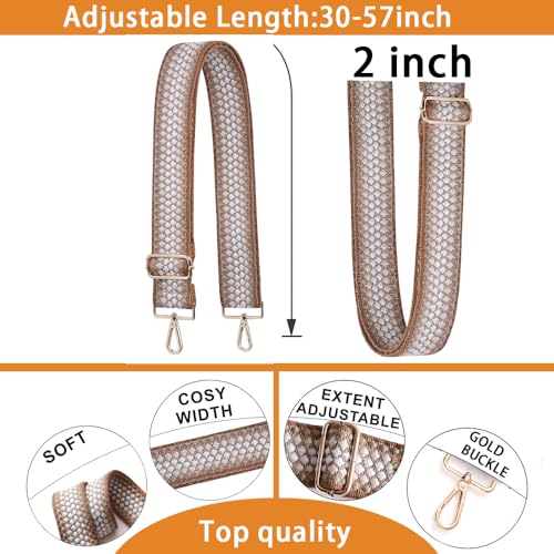 Image of S-Jacorry Purse Strap Replacement Crossbody Wide Shoulder Strap Adjustable Canvas Straps Handbag Strap Replacement Belts