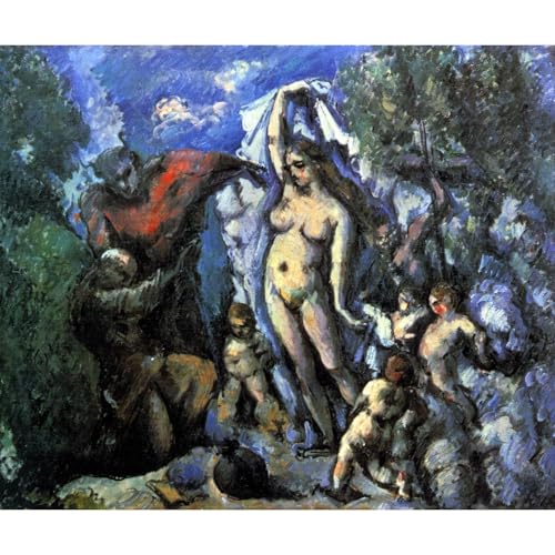 Poster Cézanne Tentation de Saint Antoine 76x101cm pour habiller un grand mur vide