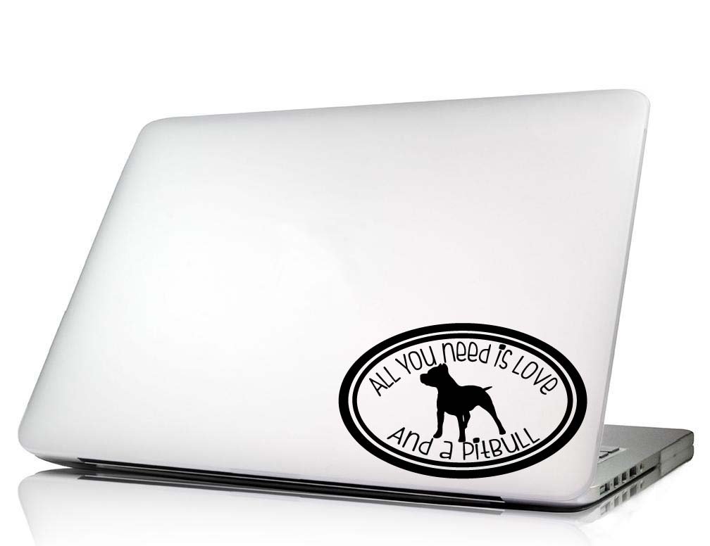 STICKY DUDE "All I Need Is Love And Yoga And A Dog" Vinyl Sticker - 5", Waterproof, UV Protected Decal