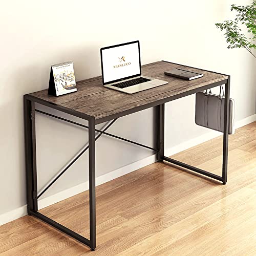 Xresluco Desk, Computer Desk 39", Folding Desk Easy To Assemble, Small Office Desk For Small Spaces/Home Office #TOP1