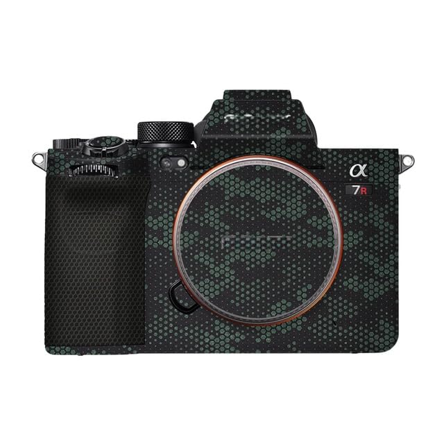 Anti-Scratch Camera Cover Skin Sticker for Sony Alpha A7RV A7R5 A7RM5 Protector Vinyl Film Skin Protective Decoration (Mamba Green)