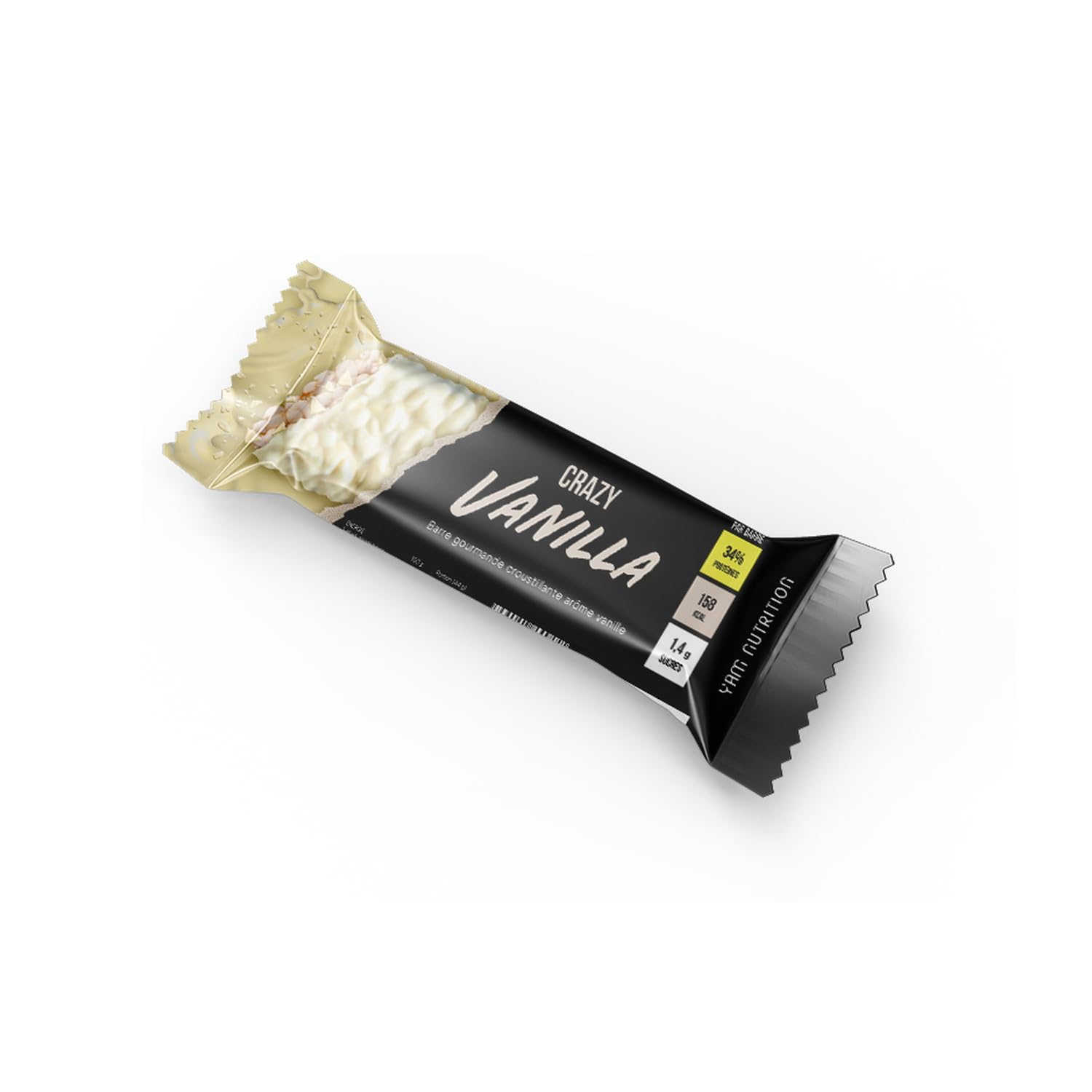 Barres Protéinées Crazy (Boite de 18 barres) (Vanille)