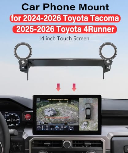 Image of Car Phone Holder for Toyota Tacoma 2024-2026 /4Runner 2025 2026 Accessories