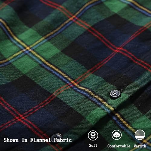 Image of Match Women's Long Sleeve Plaid Flannel Shirt #2021