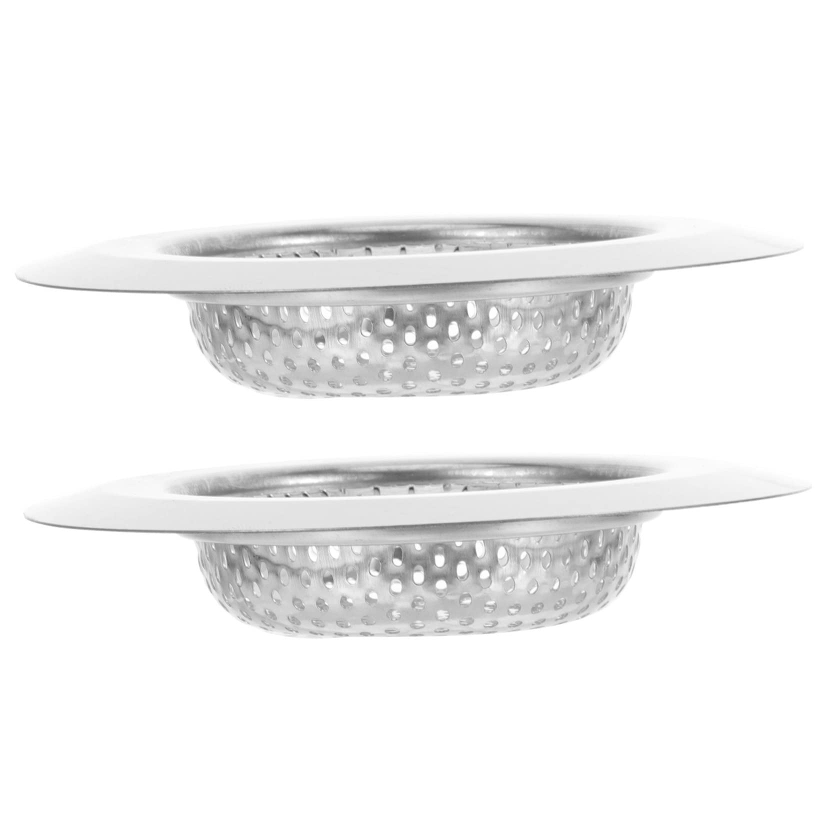 SHINEOFI 4 Sätze Abflusssieb Küchenspülen Filter Haarfänger Abflusskorb Für Waschbecken Badewanne Rostfrei Langlebig Einfach Zu Reinigen 2 Stück * 4