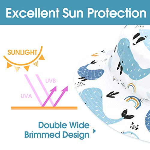 Infant Hat Baby Sun Hat Upf 50+ Baby Boy Hats With Wide Brim Bucket Hat For Baby Girls Baby Beach Hat Summer Caps 6-12 Months #TOP1