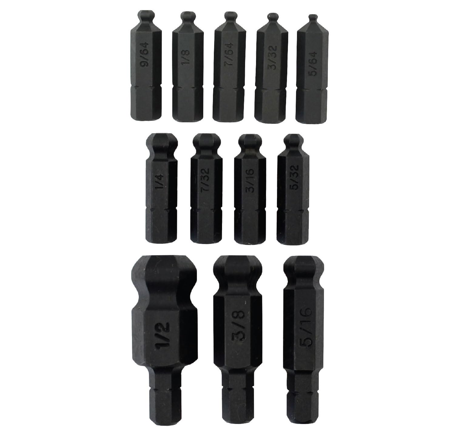 Bondhus 11036 BIX12 zestaw bitów 5/64"-1/2", Multi, jeden rozmiar