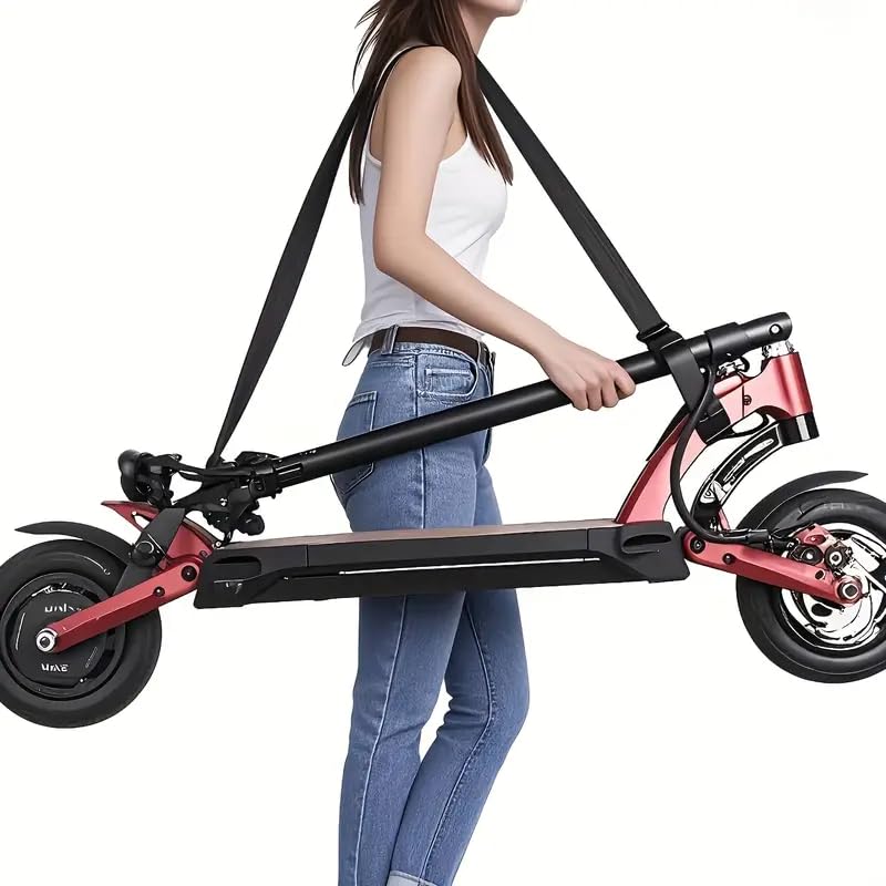 BASRI 1 Pack Universal Carrying Strap, Adjustable Nylon Shoulder Belt for, Cycles, Bikes, Beach Chairs, Yoga Mats, Black