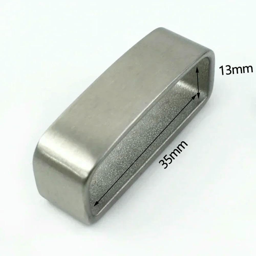 GLDFW 2 szt. 35/40 mm solidna stal nierdzewna metalowy pierścień klamra pasek męskie dżinsy pętla odzież na paski 34-39 mm