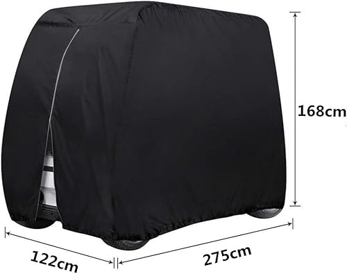 Miniatura 4 de 4 pasajeros al aire libre carrito de golf cubierta impermeable Sunproof carrito de golf cubierta con revestimiento de PVC extra para EZ GO Club