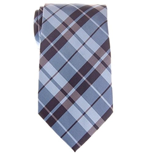 Retreez Preppy Plaid Check Woven Microfiber 3.15″ Men’s Tie – Various Color