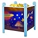 Produktbild Trousselier - Weltraum - Nachtlicht - Magische Laterne - Ideales Geburtsgeschenk - Farbe Holz blau - animierte Bilder - beruhigendes Licht - 12V 10W Glühbirne inklusive - EU Stecker