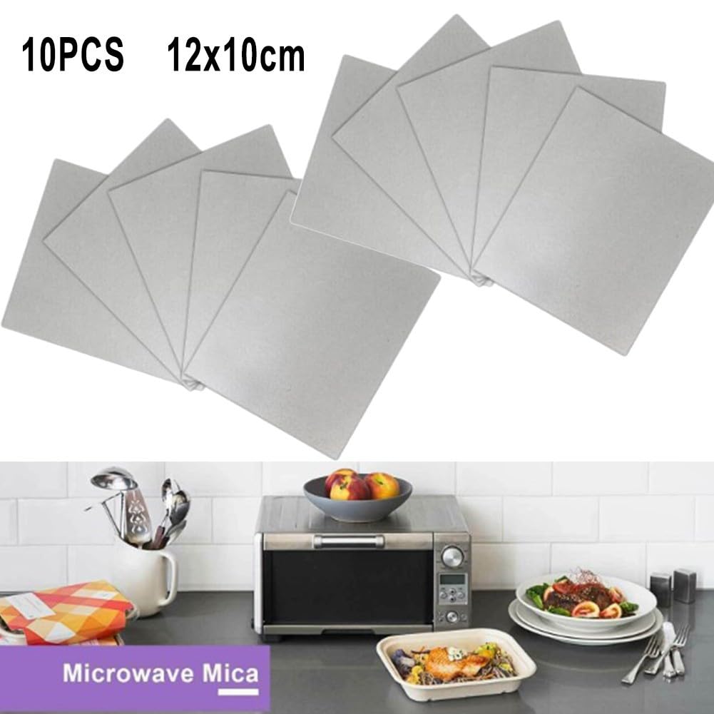 Paquete de 10 fundas de guía de ondas de mica para microondas, excelentes placas aislantes