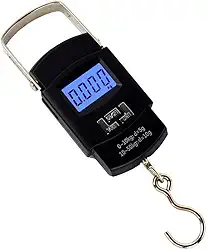 Balança Digital Portátil Gancho P/Pesca bagagem 50 Kgs Cbr1046 - Commerce Brasil