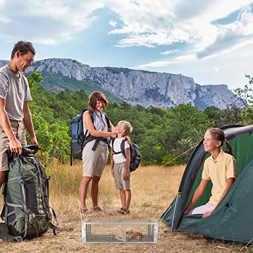 Kocaso Humane Rat Trap, Large 2-Door Mouse Trap That Work For Indoor Home And Outdoor, Catch And Release Live Animal Trap Cage For Squirrel Mice Gopher Vole Chipmunk Raccoon Rodent Rabbit Groundhog #TOP6