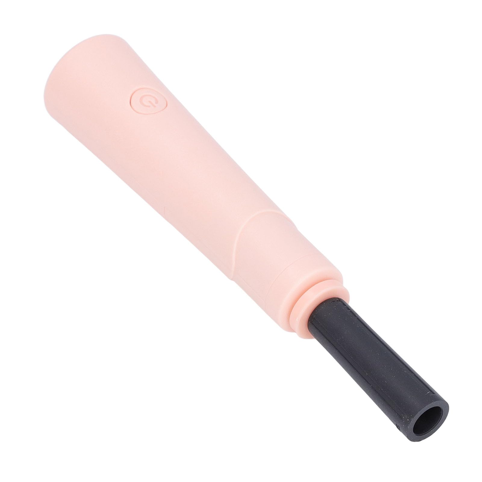 Mezclador eléctrico de laca de uñas portátil de 2500 RPM para pegamento de pestañas y esmalte de uñas con 4 tamaños de calibre, negro (rosa)