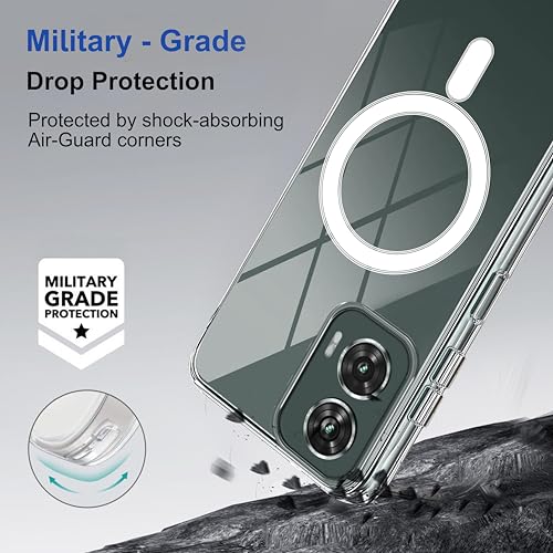 Image of Zapcase Back Case Cover for Moto G45 5G | Compatible for Moto G45 5G Back Cover | Scratch-Resistant Back Cover Case | Clear