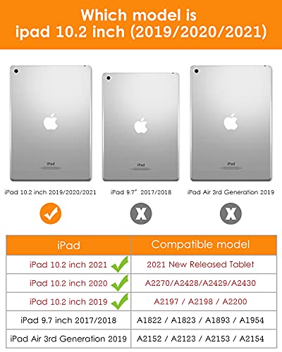 DTTO Soft Case for for iPad 9th/8th/7th Generation 10.2-inch, Rose Gold - image 2