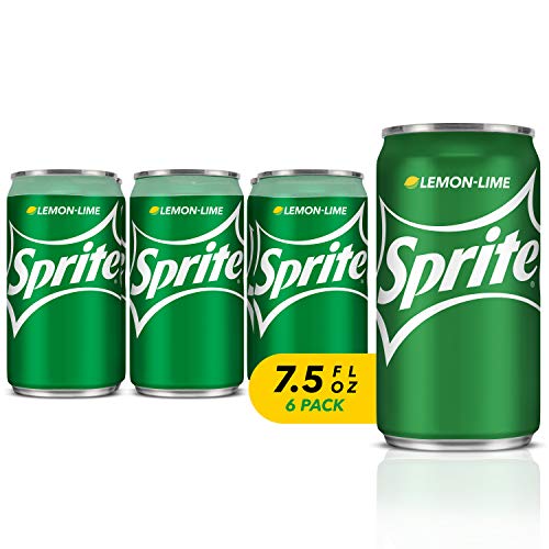 Sprite Mini-Can, 7.5 Fluid Ounce (Pack of 6)