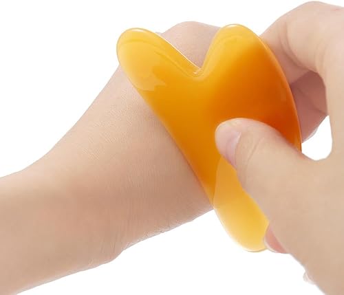 Miniatura 4 de 1 unids Gua Sha Herramientas faciales Masajeador corporal SPA Resina raspado Masaje Herramienta de cuidado de la piel Face Slimming Removedor de