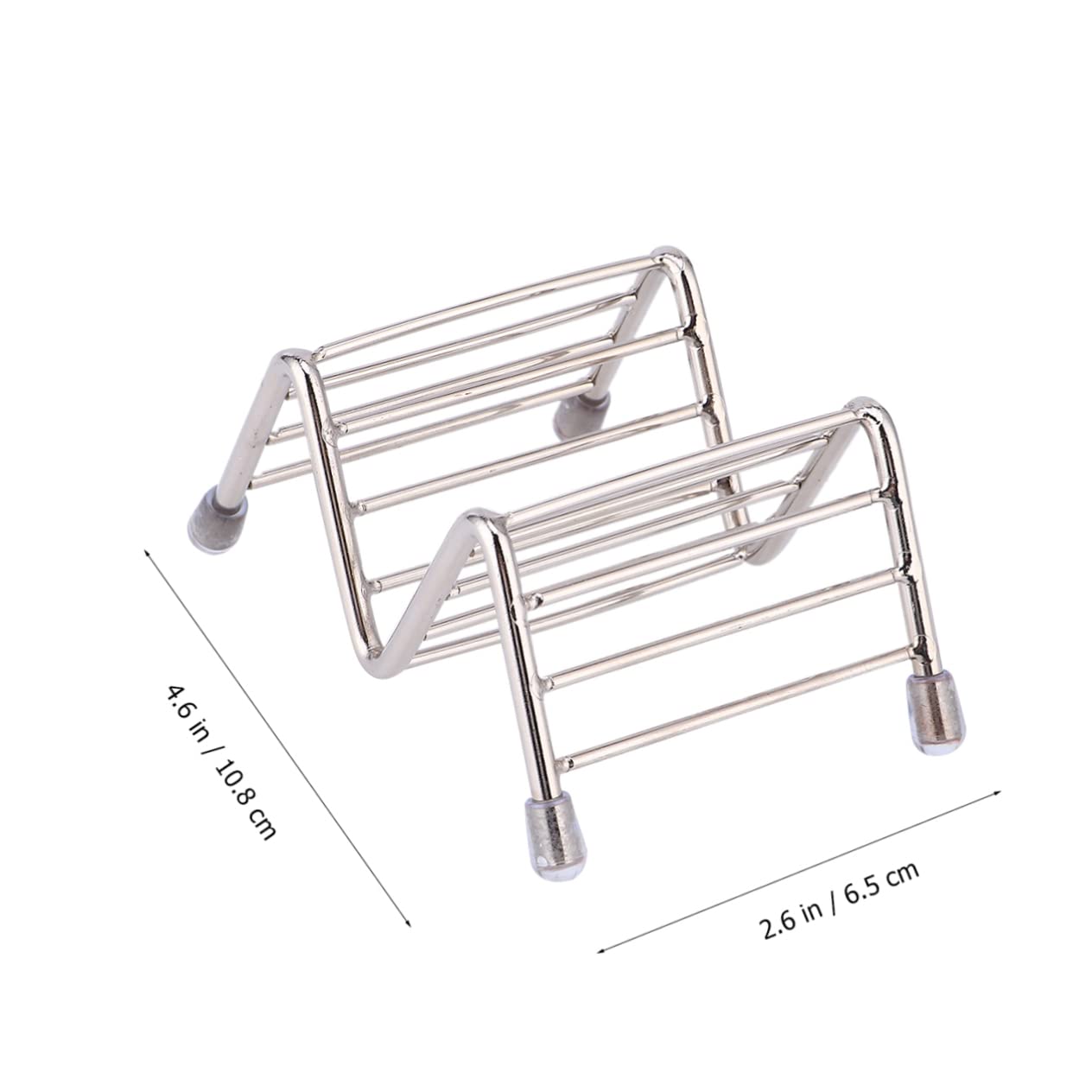 LALADEFIEE Taco Holder Tortilla Stand Stainless Steel for Tacos Burritos Hot Dogs Perfect for Parties