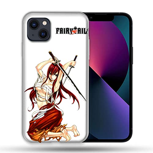 Coque MagSafe iPhone 13 Erza Fairy Tail pour protéger l'écran des chutes