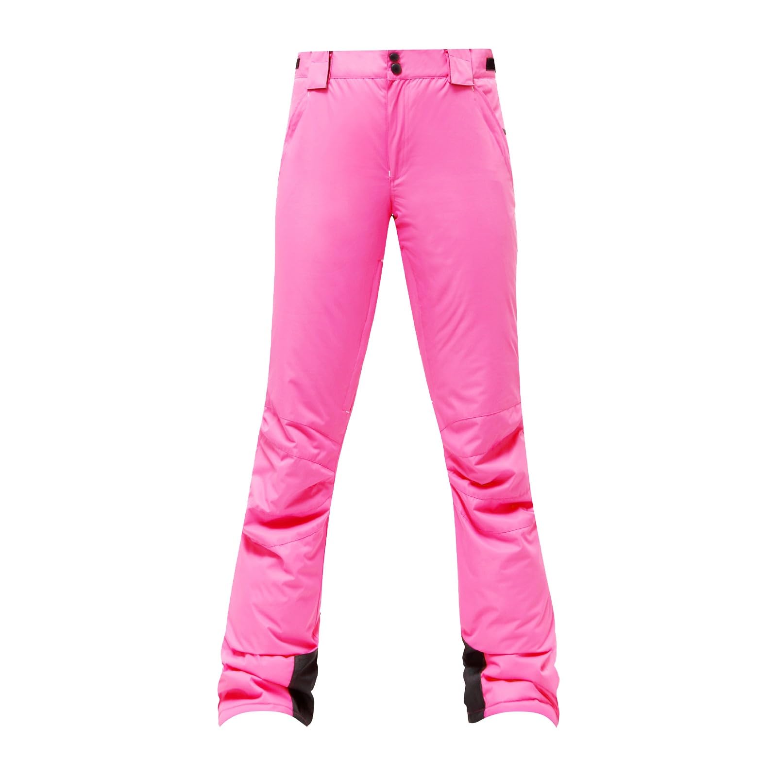 Leggings foderati in pile da donna, pantaloni da sci e neve, leggeri, leggings da palestra