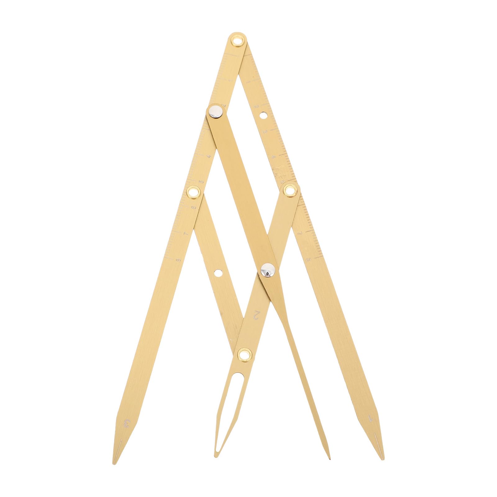 Regla de acero inoxidable para cejas, herramienta de medición esencial para microblading 8